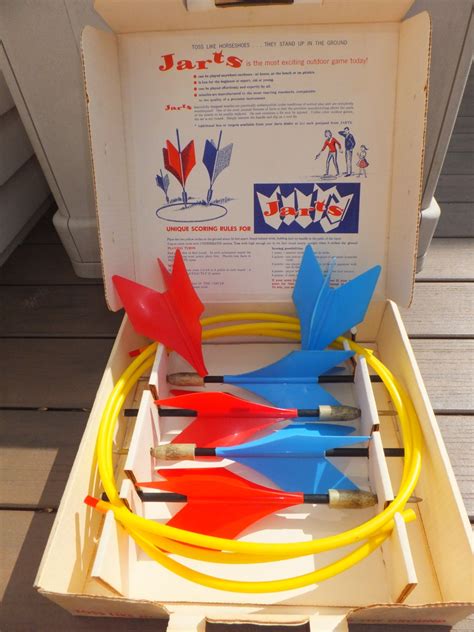 Classic Jarts Missile Lawn Dart Game Vintage 1960's