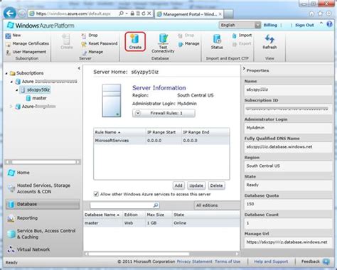 Image result for Windows Azure SQL Database