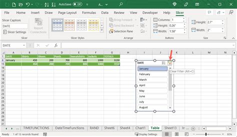 Image result for How to Create Filter Buttons in Excel