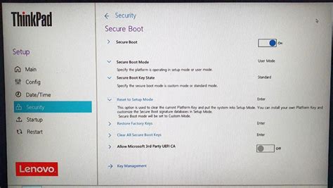 Install Default Secure Boot Keys 的图像结果