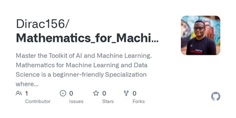 Image result for Mathematics for Machine Learning GitHub Projects