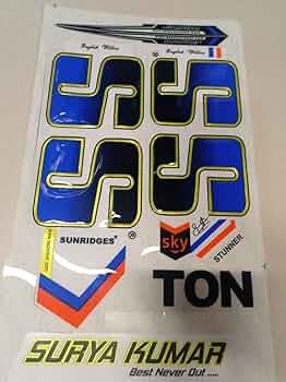 Latest 3D Laminated Cricket BAT Sticker - Price History