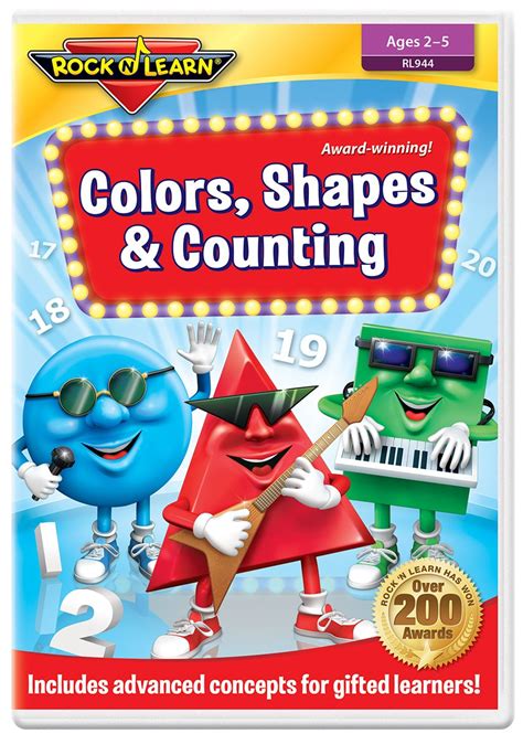 Buy Colors, Shapes & Counting DVD by Rock 'N Learn Online at Lowest ...