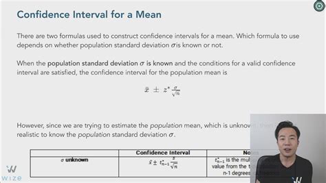 Confidence Interval Formula