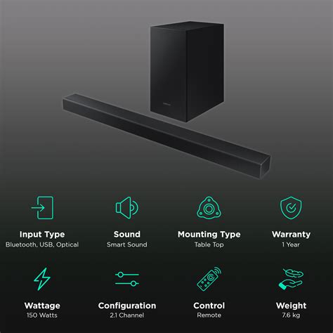 Buy SAMSUNG HW-T420/XL 150W Bluetooth Soundbar with Remote (Dolby ...