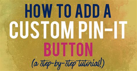 Image result for Pin Button Tutorial