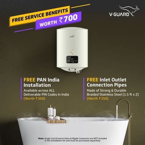 V-Guard Victo DG 10 L Storage Water Geyser Digital Display | BEE 5 Star ...