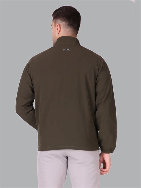 Fitinc Olive NS Jacket for Men with Two Zipper Pockets – FITINC