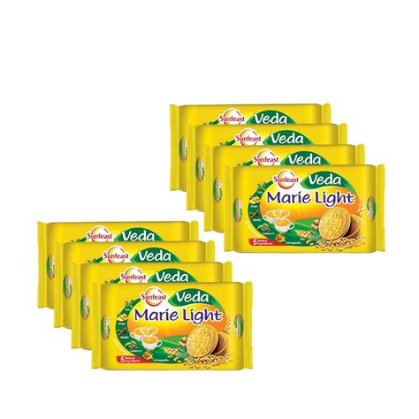 Sunfeast Veda Marie Light (Stay Fresh), 250 g [Pack of 8] : Amazon.in ...