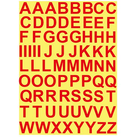 Jual Stiker Cutting Huruf Abjad Tinggi 3,6 cm - Kota Surabaya ...