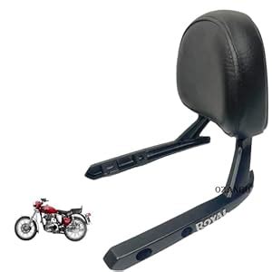Ozango Bike Heavy Duty Bullet Backrest Support Pillion Cushion Harley ...