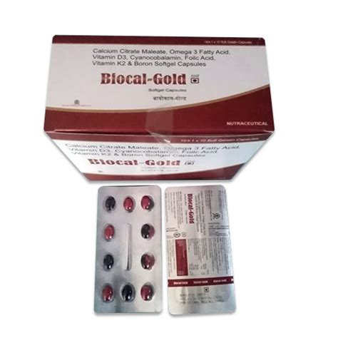 BIOCAL-GOLD Softgel Capsules Bio Logics Psychotropics India Pvt.Ltd.