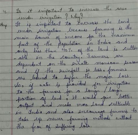 Why is it important to increase the area under irrigation? - Brainly.in