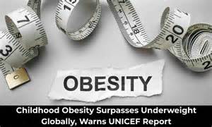 Child obesity surpasses underweight cases worldwide, warns UNICEF Report