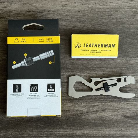 Leatherman Ratchet Driver & Leatherman Piranha 2 Piranha II multitool ...
