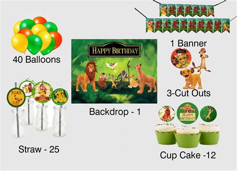 Buy The Lion King Theme Party Decoration | Party Supplies ...