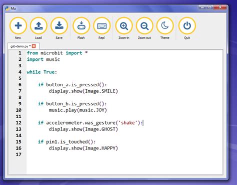 Image result for Mu Micro Bit Python