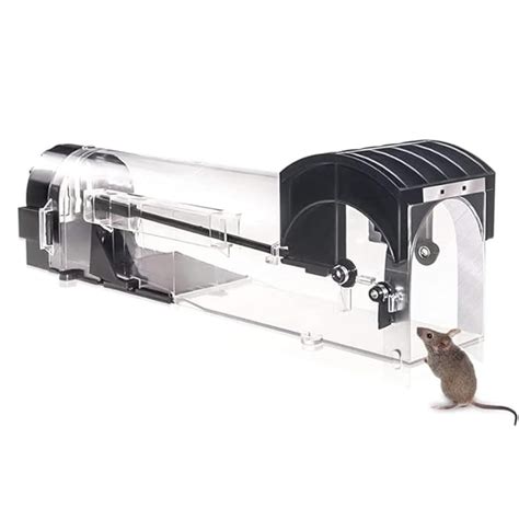 Evafly Rat Trap Cage for House Garden Patio, 32 cm Humane Mouse Trap ...