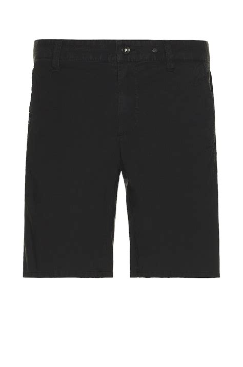 Rag & Bone Perry Stretch Paper Shorts in Black | FWRD