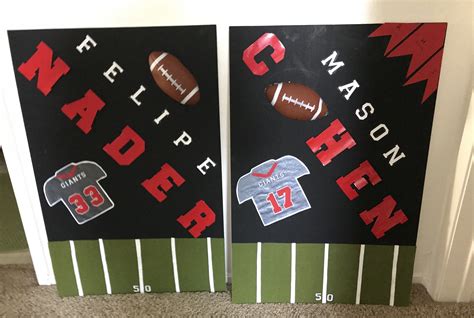 Football Poster Ideas For Homecoming