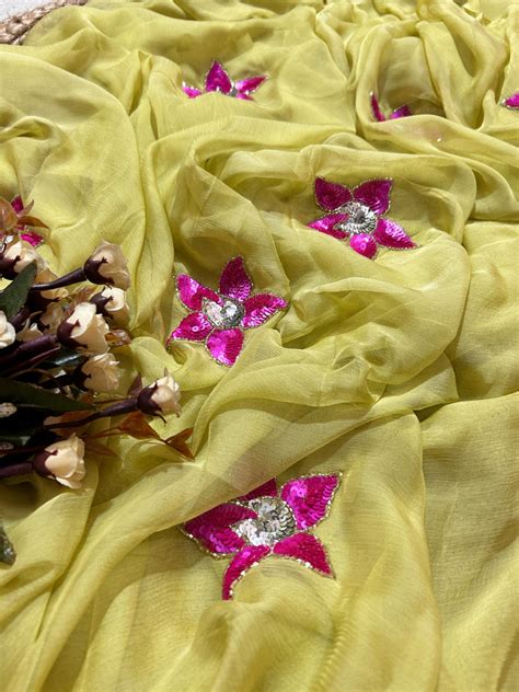 Jaipuri Chiffon Sarees - Shop Pure Chiffon Sarees at Best Price – thecotlin