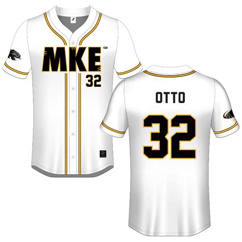 #32 Thomas Otto | University of Wisconsin-Milwaukee White Button-Down ...