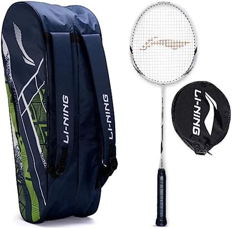 Buy Li-Ning Raider Max Double Zipper Polyester Badminton Kit Bag (Blue ...