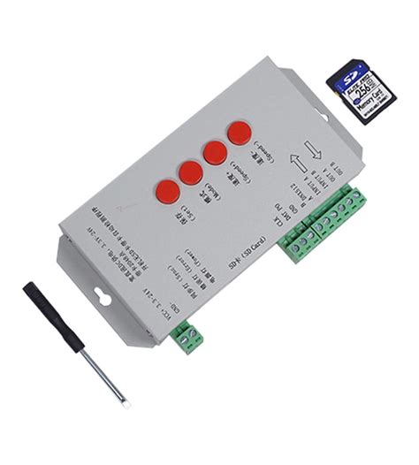 Buy T-1000S RGB LED Strip Controller with 256M SD Card 2048 Pixels for ...
