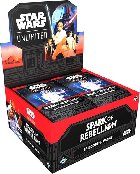 Amazon.com: Star Wars: Unlimited TCG Spark of Rebellion Booster Display ...