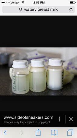 Milk looks like water | BabyCenter