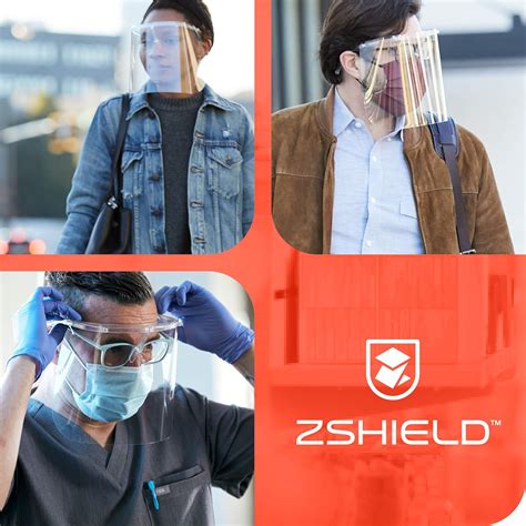 Buy ZShield Ultra Replacement Visors (10 Pack) - Reusable Face Shield w ...