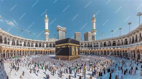 Makkah al mukarramah A panoramic view of the Kaaba in Mecca Saudi ...