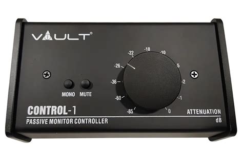 Vault Control 1 Passive Stereo Monitor and Volume Controller : Amazon ...