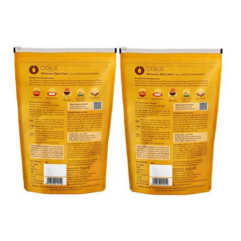 Orika African Peri Peri All Purpose Seasoning, Pack of 2, 85g each