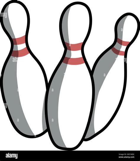 Bowling Pin Clipart How To Draw Bowling Pins Step By Step