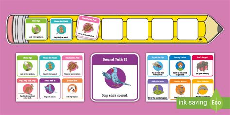 Large Guided Reading Strategy Pencil Targets (teacher made)