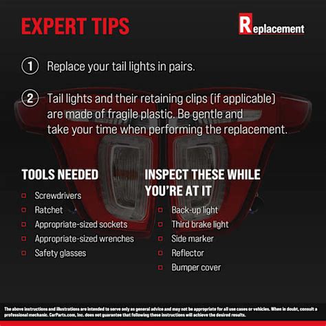 Replacement Driver Side Halogen Tail Light, with Bulb REPD730140