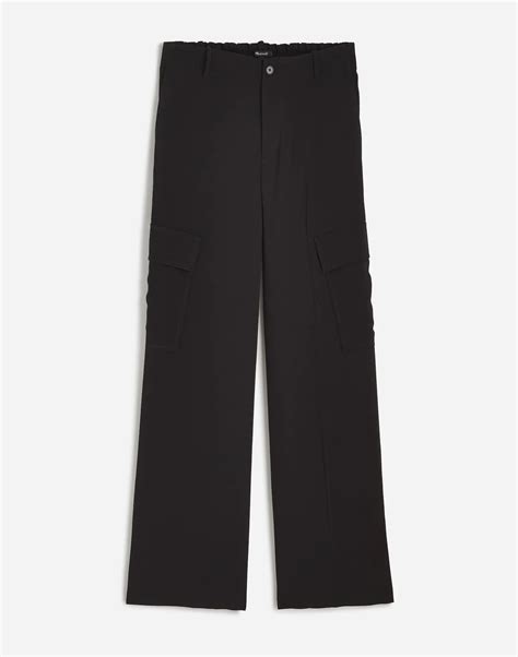 Petite Pull-On Utility Cargo Pants in Crepe | Madewell