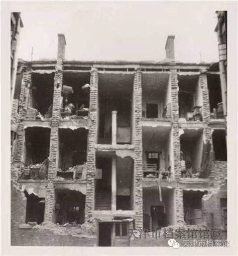 1976年唐山大地震天津受灾照片