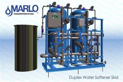 Duplex Water Softener Skid | MARLO