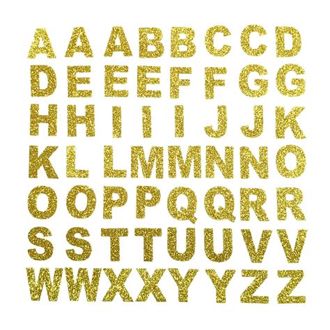 Comet Busters Self-Adhesive Uppercase Shimmer Alphabet Stickers for Art ...