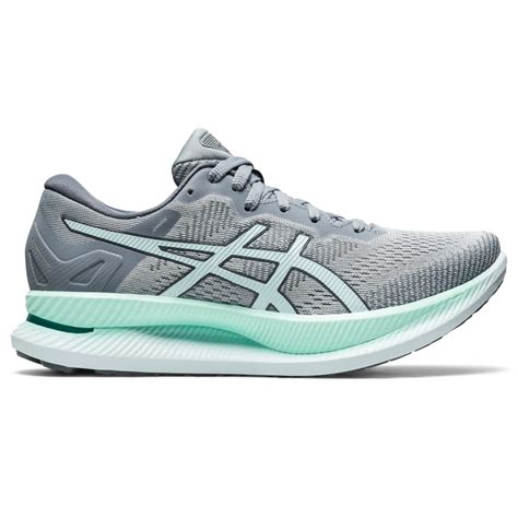 Buy ASICS Women's GlideRide Running Shoes, Piedmont Grey/Bio Mint, 10.5 ...