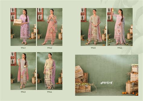 Aamras Jay Vijay Muslin Jacquard Pant Style Suits Exporter – Kavya ...