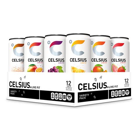 Buy CELSIUS Assorted Flavors Official Variety Pack, Functional ...