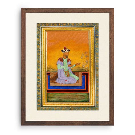 Portrait of Bayram Khan: Buy Mughal Miniature Paintings – Dessine Art