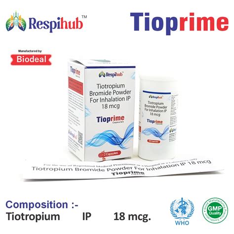Tropiturn: Tiotropium18mcg Dry Powder Inhaler | Capsule, Rotacaps, Lifecaps