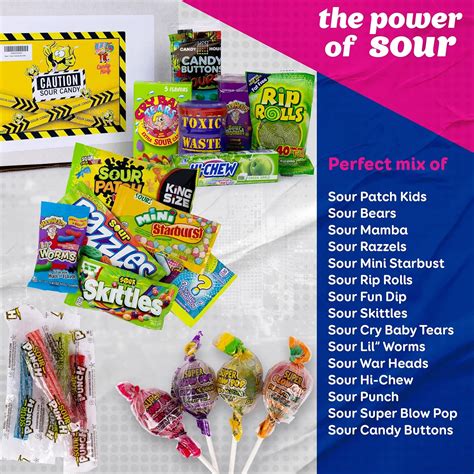 Buy Sour Candy Variety Pack – Bulk Candy Mix Individually Wrapped -Sour ...