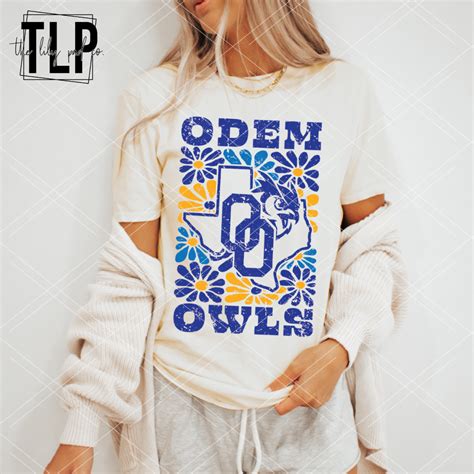 Odem Owls Groovy Floral Graphic Tee - The Lily Pad -TLP