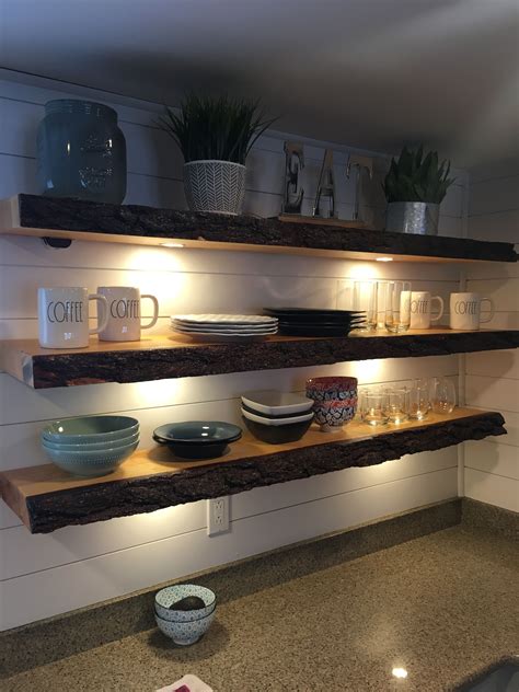 Floating Shelves for Stylish Kitchen Decor