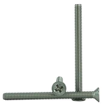 Stainless 8-32 x 2 (1/2" to 2" Lengths Available) Flat Head Machine ...